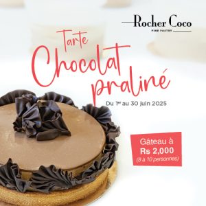 Tarte Chocolat praliné - du 1er au 30 juin 2025 (8 à 10 personnes) - Commandez 24h à l'avance